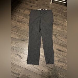 Express Gray Dress Pants with Straight Leg Design
